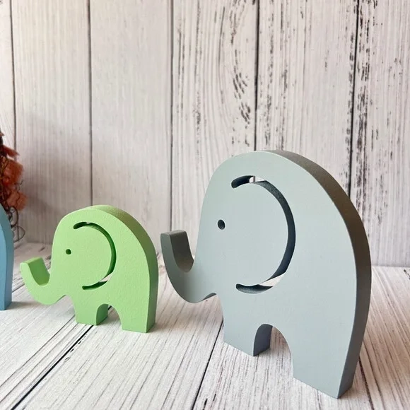 Elefantinhas Dupla - Decoração Bebê