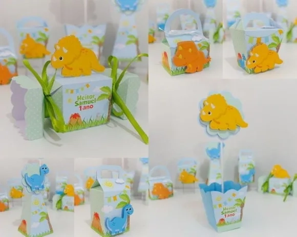 Kit 60 Lembrancinhas Dinossauro
