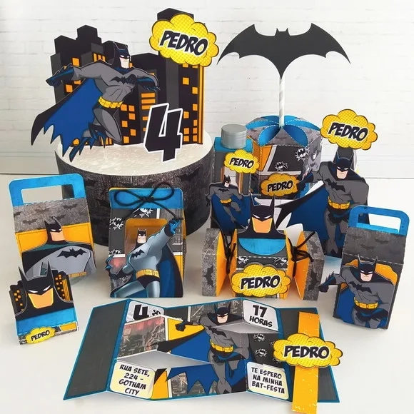 Kit 30 Lembrancinhas Batman
