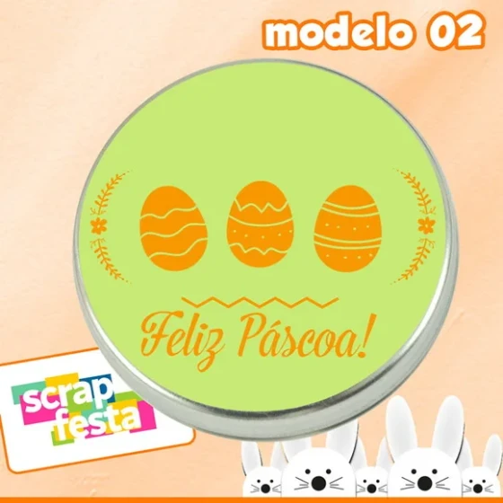 Latinhas Personalizadas Festa Páscoa