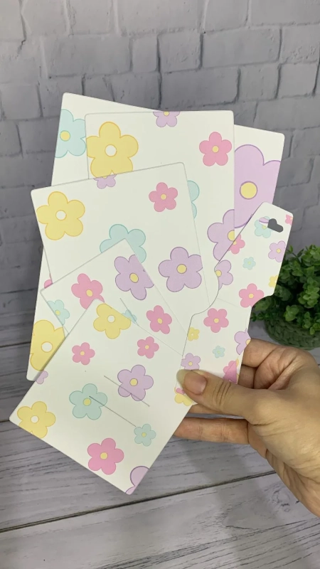 Tags/Papeletas para Laços Tema Flores
