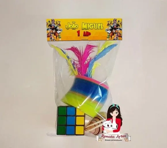 Kit Brinquedos Retrô Tema Dragon Ballz
