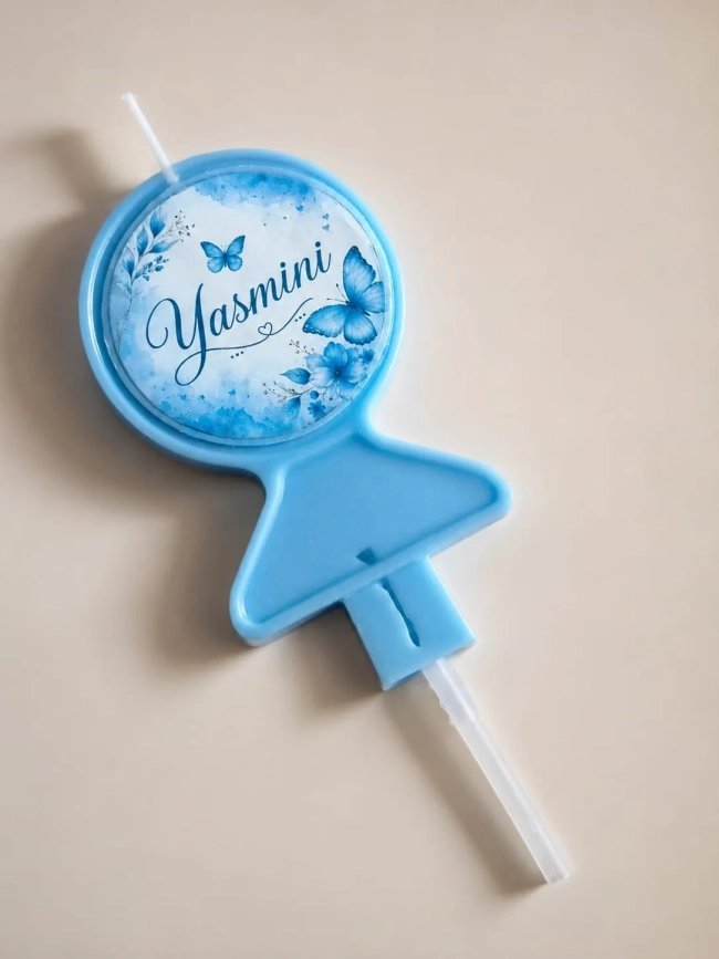Vela aniversário personalizada