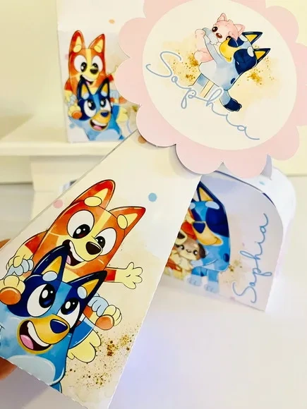 Kit 60 Lembrancinhas Bluey