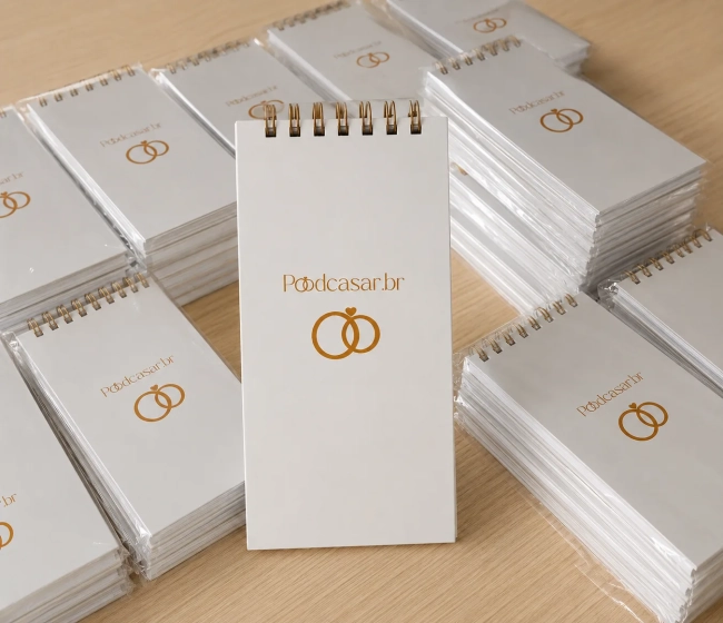 Bloco Corporativo Personalizado | Bloco com Divisórias | Brinde para Empresas, Clientes e Eventos