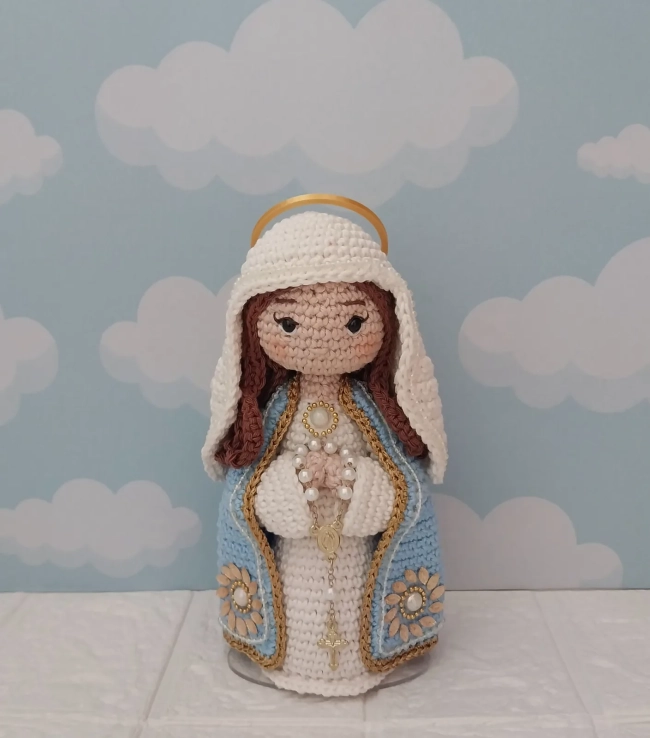 Mãezinha do Céu Amigurumi