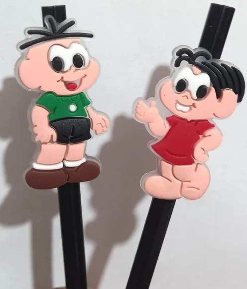 Lápis C/ponteira Mónica e Cebolinha - 6 Unidades