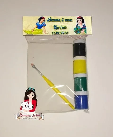 Kit Pintura Personalizado Branca de Neve 2
