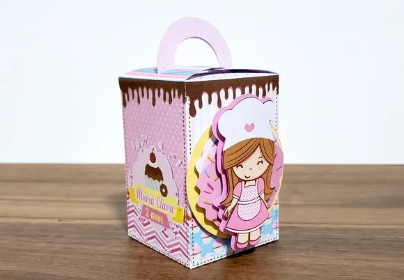 Kit 60 Lembrancinhas Confeitaria