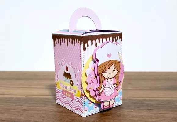 Kit 60 Lembrancinhas Confeitaria