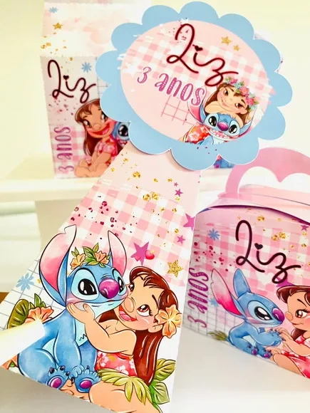 Kit 30 Lembrancinhas Lilo e Stitch