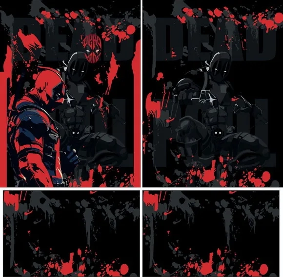 Arte Vetor Camisa Interclasse Deadpool Mod-268
