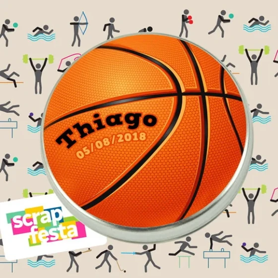 Latinhas Personalizadas Festa Basquete