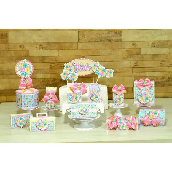 Kit 60 Lembrancinhas Jardim Encantado