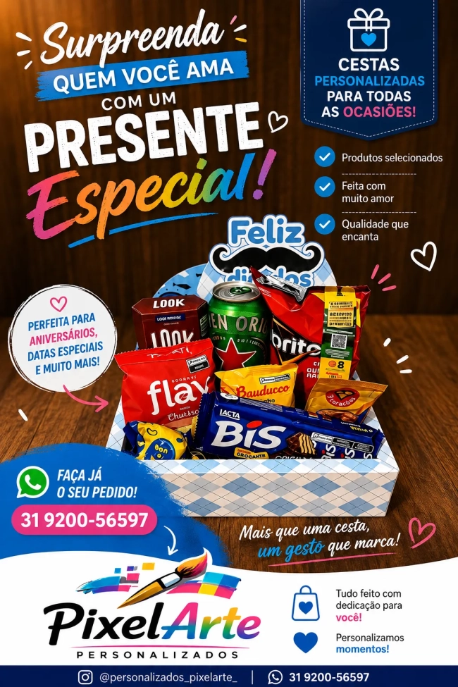 CESTA DIA DOS PAIS
