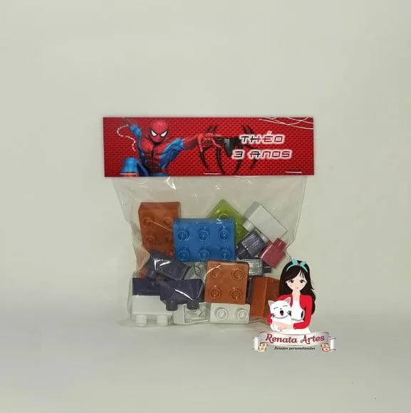 Bloco de Montar Personalizado Homem Aranha 2