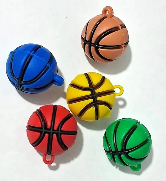 Pingente Bola de Basquete - 3 Peças Variados