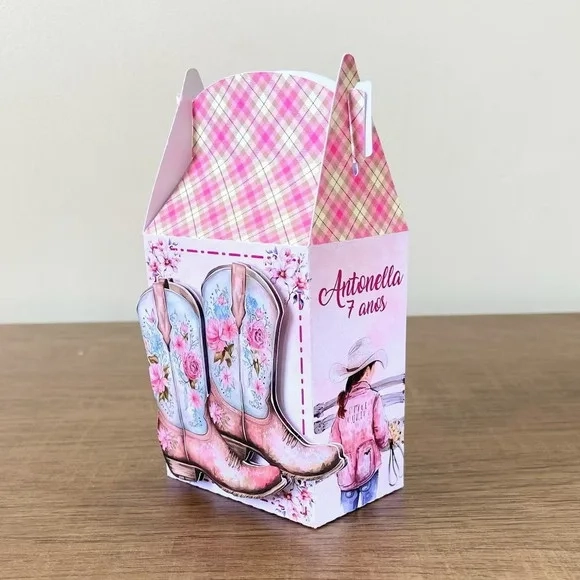 Kit 60 Lembrancinhas Cowgirl