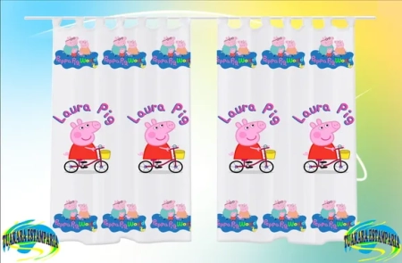Cortina Personalizada Porquinha Pig Porca