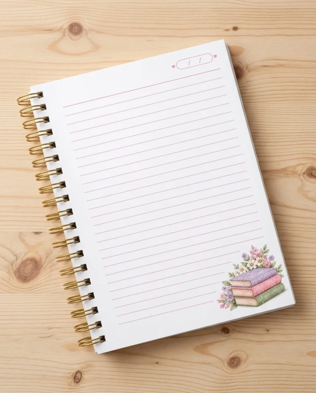 Kit Dia dos Professores: Caderno A5 + Chaveiro Botton