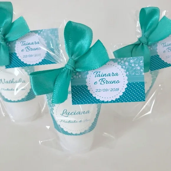Lembrança para Madrinha de Casamento Azul Tiffanny