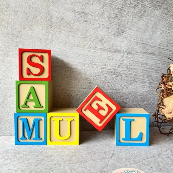 Cubos Personalizados Toy Story 6x6cm Decoração de Festa Infantil Quarto de Bebê