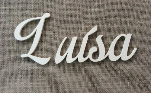 Letras Decorativas Nome De Parede