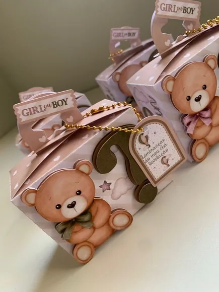 Kit 30 Lembrancinhas Chá Revelação