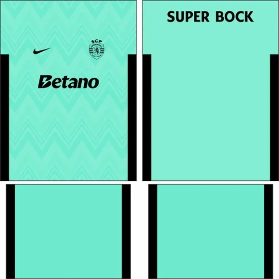 Arte Vetor Camisa Sporting Lisboa Terceira 2025-2026