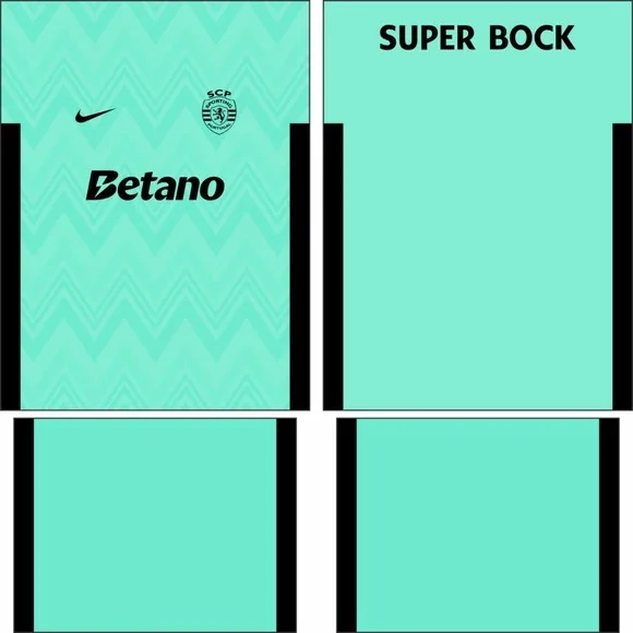 Arte Vetor Camisa Sporting Lisboa Terceira 2025-2026