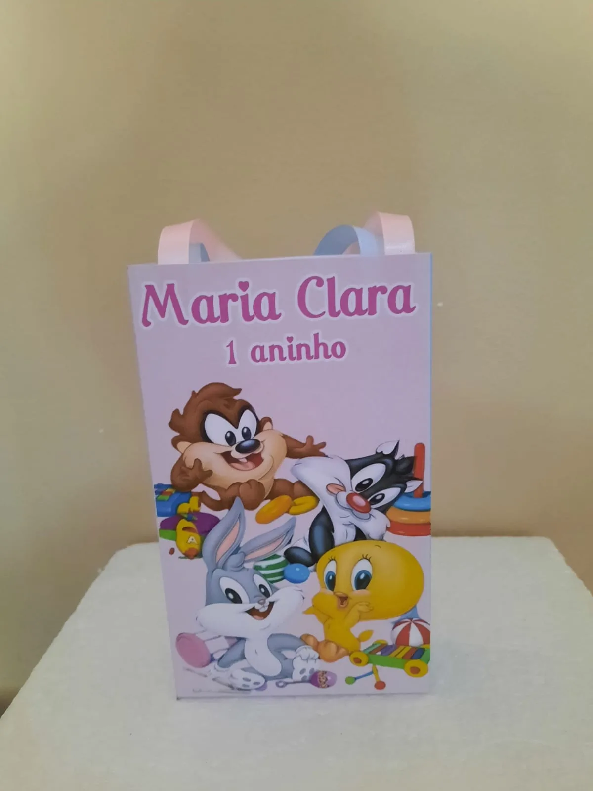 Sacolinhas Personalizadas Baby Looney Tunes para Lembrancinhas