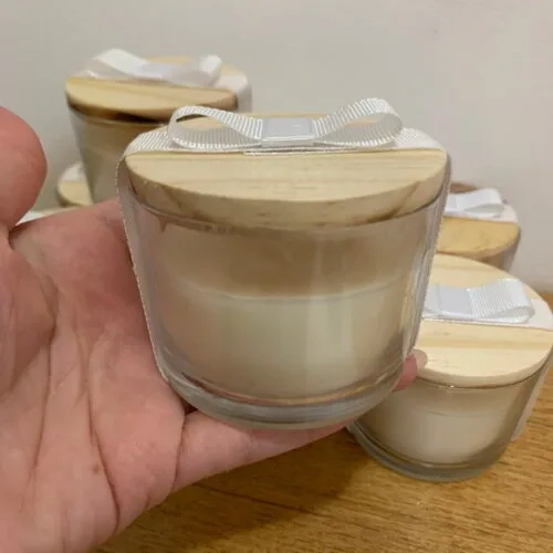 Lembrança Vela Vegetal Aromática Pote Vidro