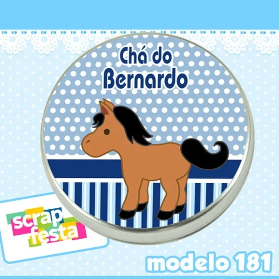 Lembrancinhas de Chá de Bebê Latinhas