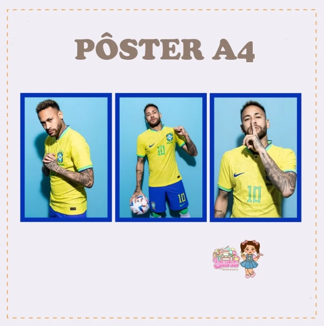 Kit Festa Só Um Bolinho NEYMAR - Decoração de Festa