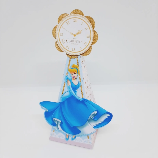 PEGUE E MONTE - Kit Festa CINDERELA - Decoração de Festa - Caixinhas Personalizadas