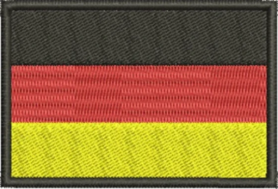 Matriz de Bordado Bandeira da Alemanha