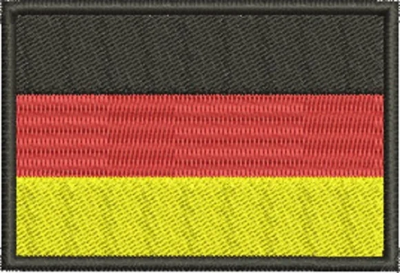 Matriz de Bordado Bandeira da Alemanha