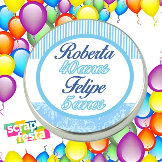 Latinha Personalizada Festa de Aniversário