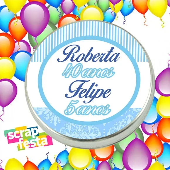 Latinha Personalizada Festa de Aniversário