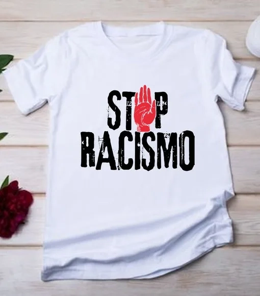 Kit Stop Racismo: Camiseta + Caneca para Eventos