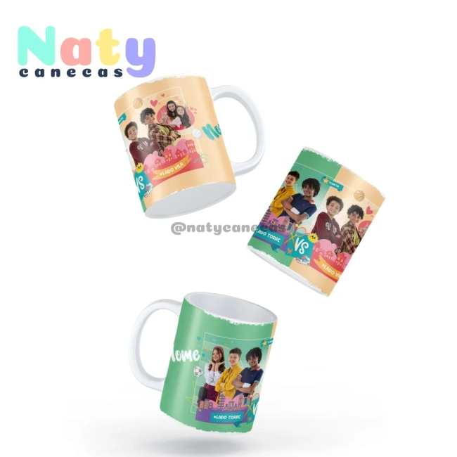 Caneca Personalizada A infância de Romeu e Julieta Personalizada com Nome