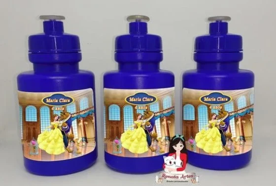 Squeeze Personalizado a Bela e a Fera