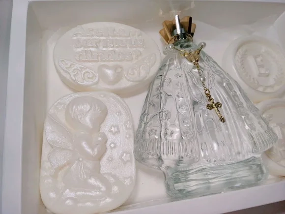 Presente Padrinhos de Batismo Kit Aromatizador Nossa Senhora