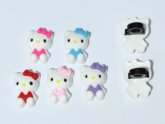 Ponteira P/lápis Hello Kitty 3cm Pacote com 5 Unidades