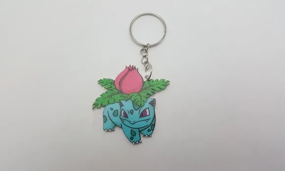 Chaveiro Pokémon Ivysaur em Acrílico Uv