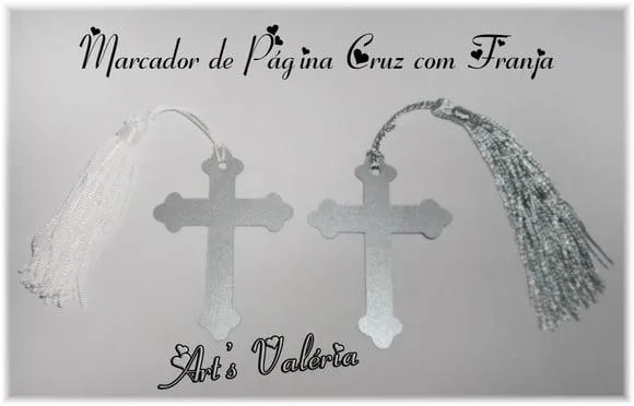 Marcador Página Cruz de Papel c/ Franja