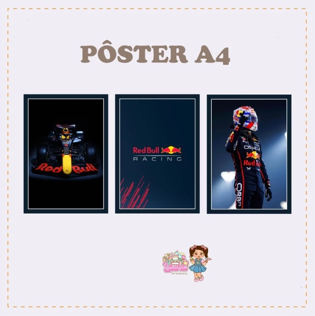 Kit Festa Só Um Bolinho RED BULL RACING - Decoração de Festa