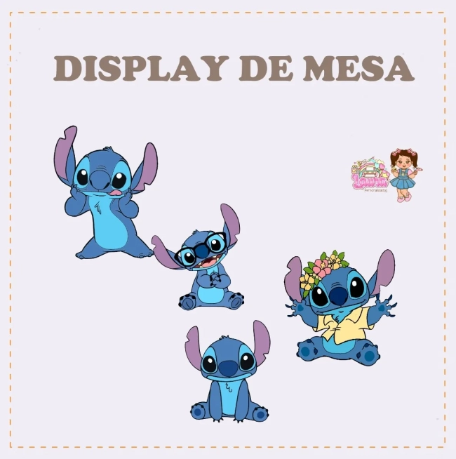 Kit Festa Só Um Bolinho STITCH - Decoração de Festa