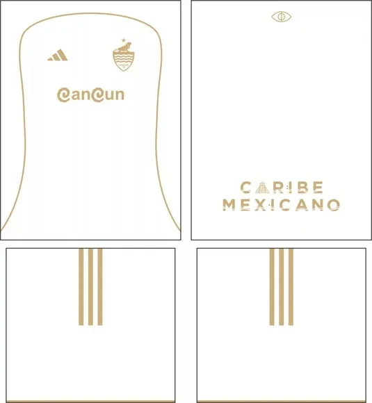 Arte Vetor Camisa Cancun Visita 2025-2026