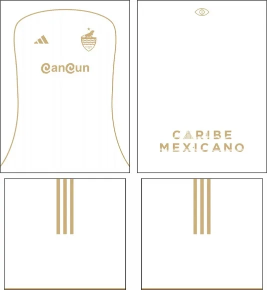 Arte Vetor Camisa Cancun Visita 2025-2026